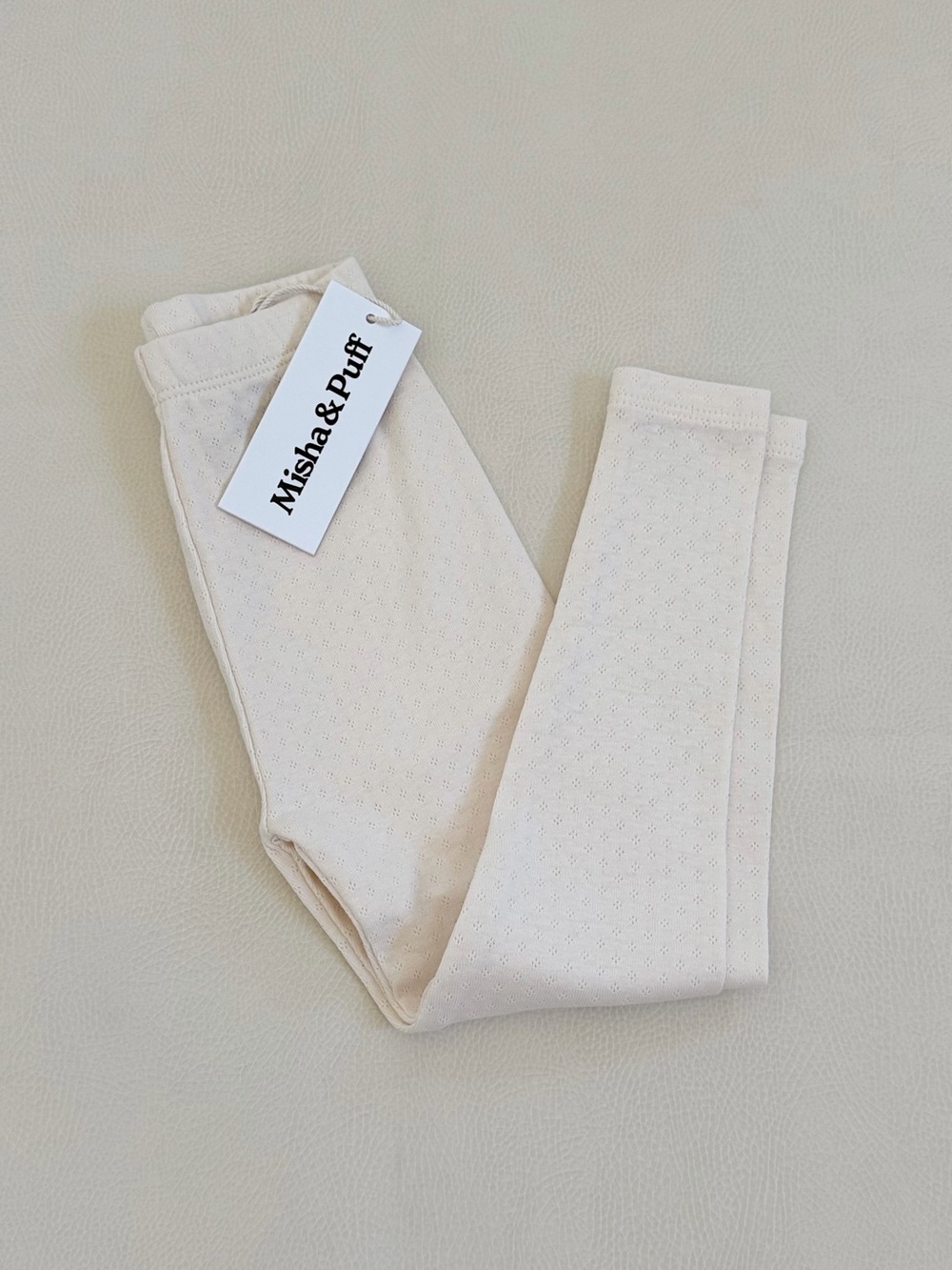 Misha & Puff String Pointelle Leggings 2Y NWT